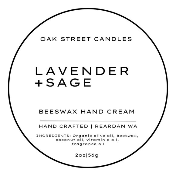 Beeswax Hand Cream Lavender + Sage Natural - Picture 3 of 3